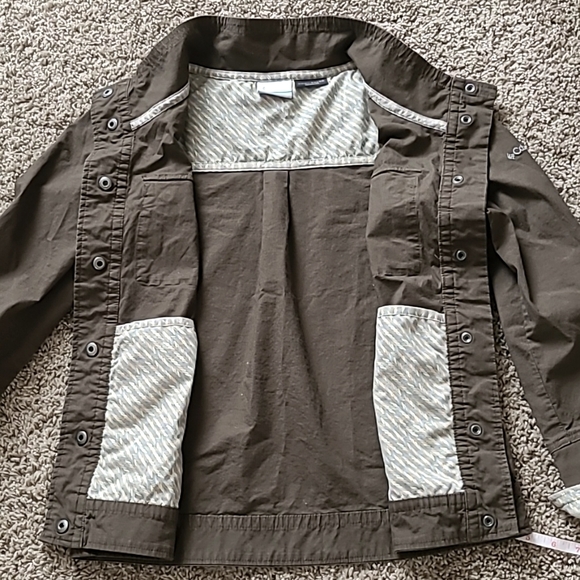 Columbia Omni Shade Sun Protection Long Sleeves Snap Button Jacket, Women's Sz S - Picture 5 of 14